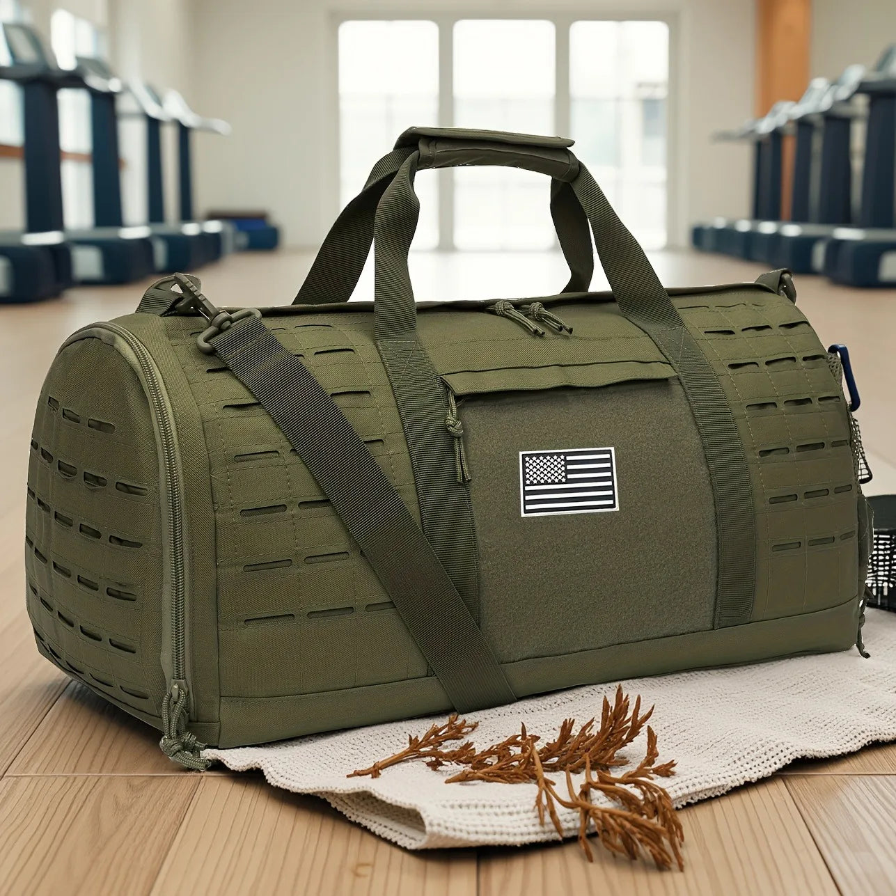 40L Tactical Travel Bag For Men Fitness Duffel Bag Basketball Weekender Bag Carry On Luggage Outdoor Camping Equipment