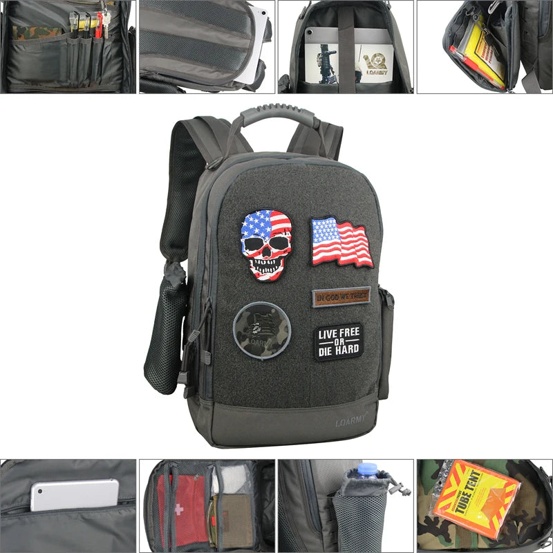 35L Outdoor Tactical Backpack Military Rucksacks Men Waterproof Multi Function Tactical Laptop Bag