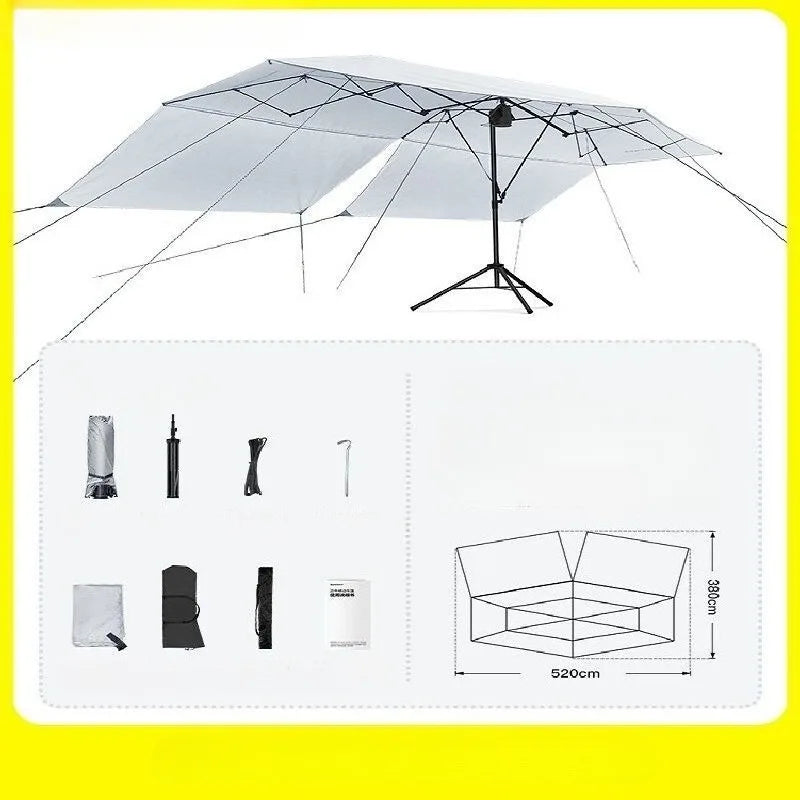 Camping Foldable Portable Sun Shelter Quick Setup Beach