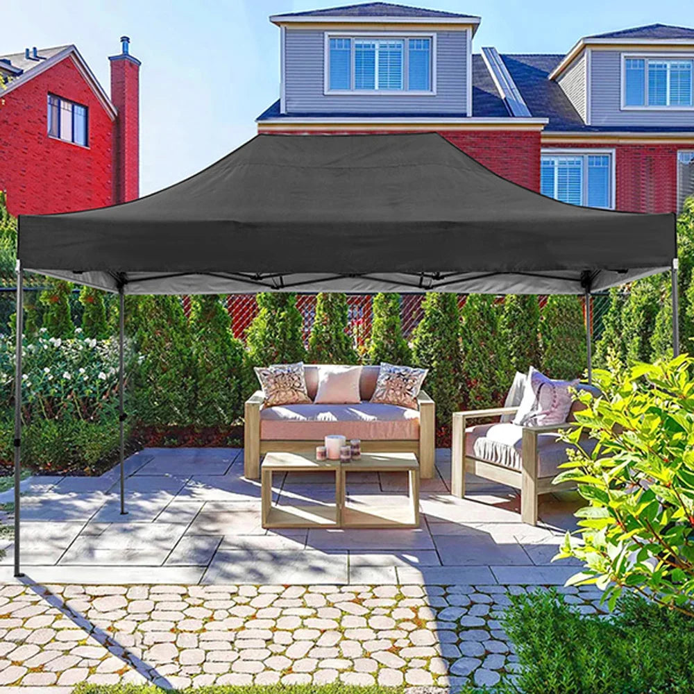 10x15 Heavy Duty Pop Up Canopy Tent With Sidewalls Plus
