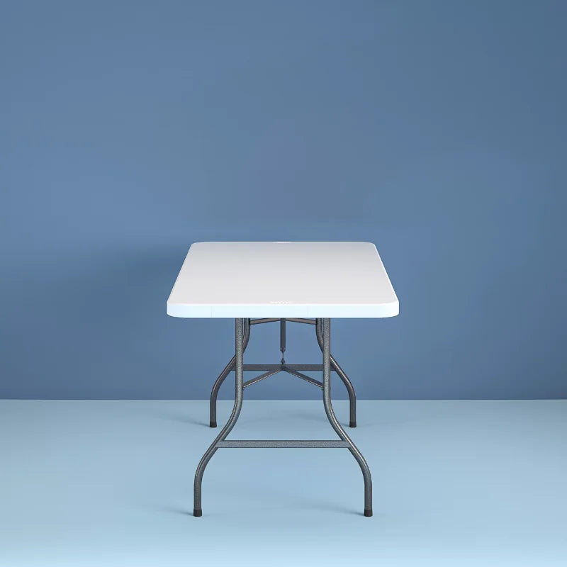 Cosco 6ft White Portable Folding Outdoor Picnic Table