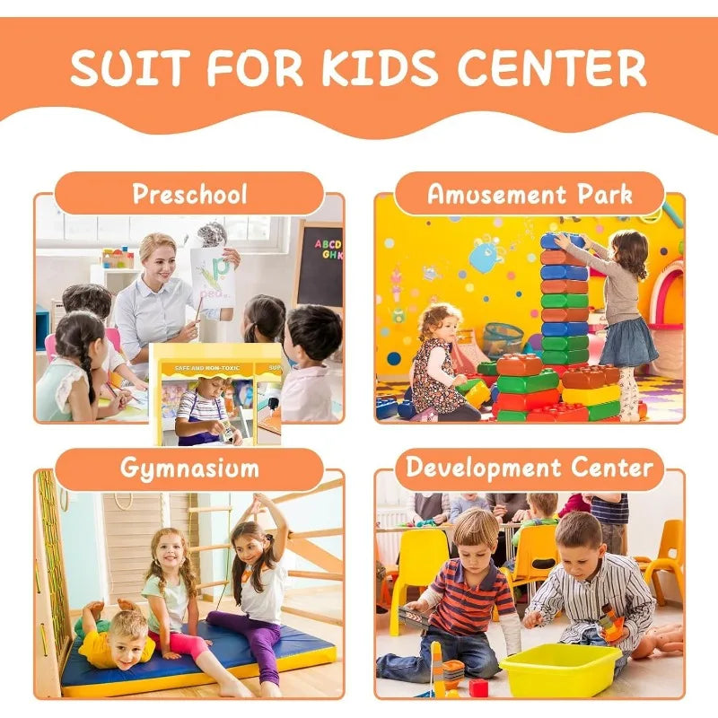 Linor Foam Climbing Blocks for Toddlers, 7/10 Pcs Climbing Toys for Toddlers 1-3 (5pcs) Games for Kids  Outdoor Toys