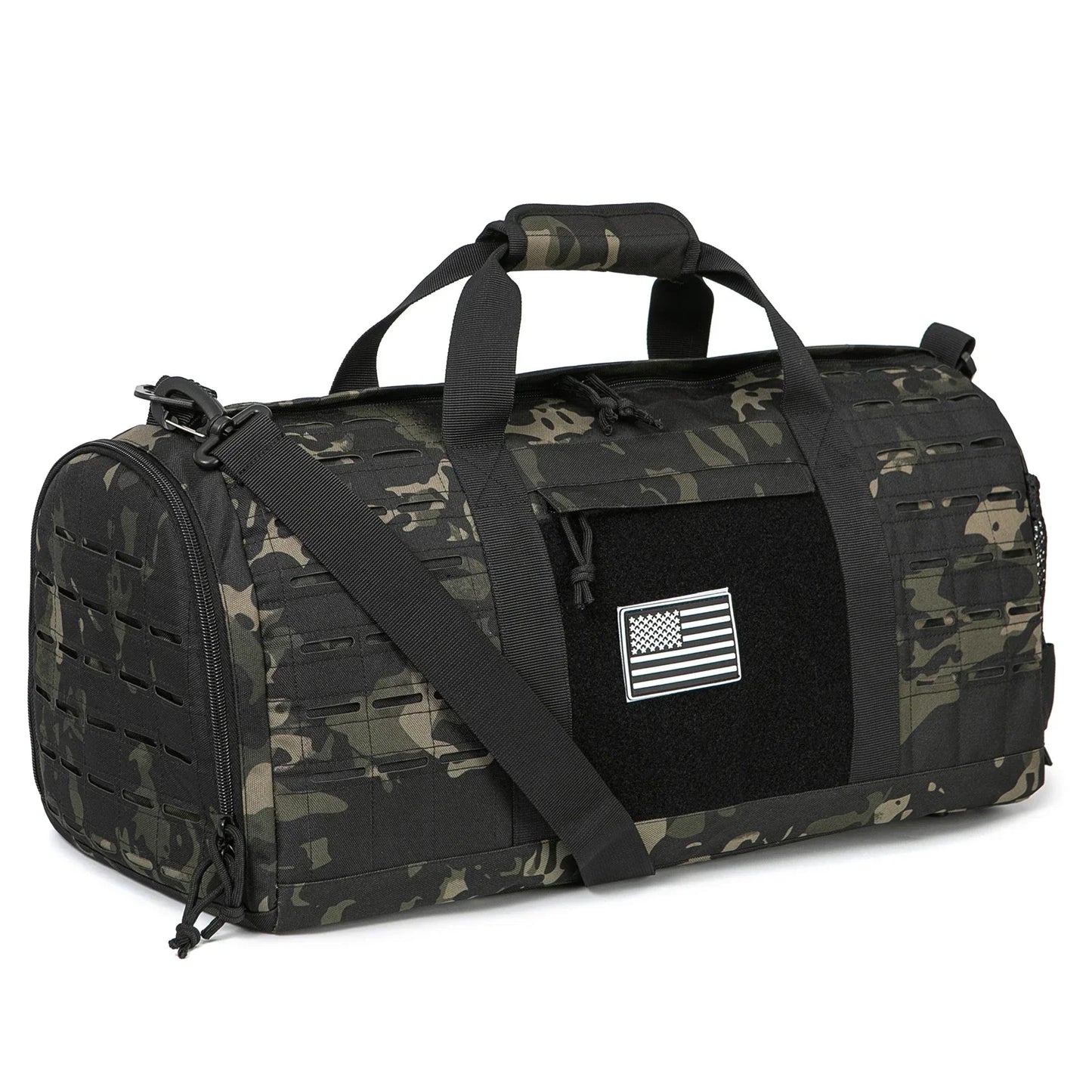 40L Tactical Travel Bag For Men Fitness Duffel Bag Basketball Weekender Bag Carry On Luggage Outdoor Camping Equipment