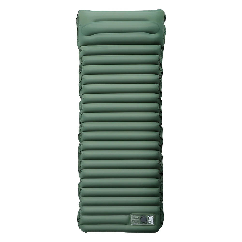 10cm Self Inflating Camping Mat With Foot Pump Pillow