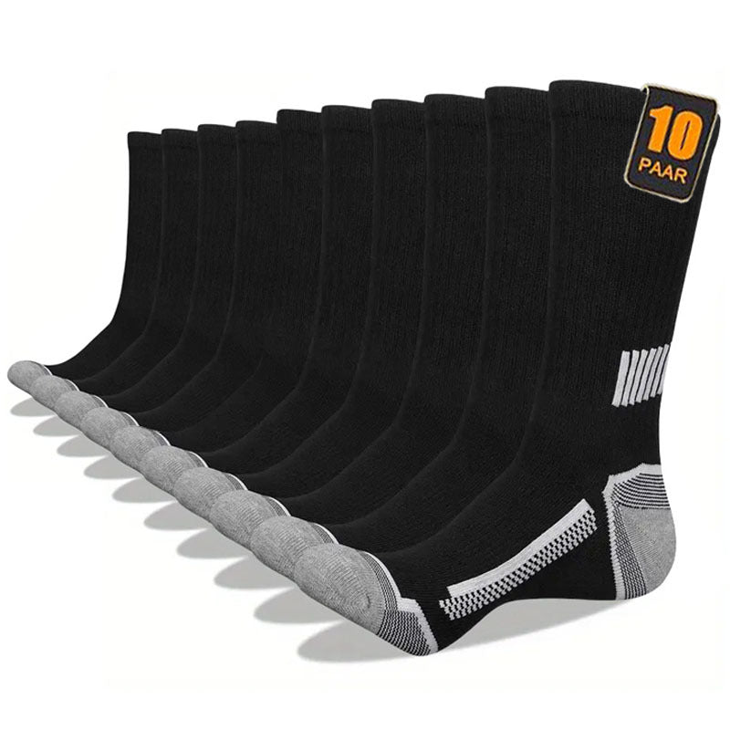 Mens Thermal Socks With Arch Support Cushioned Heel And Toe