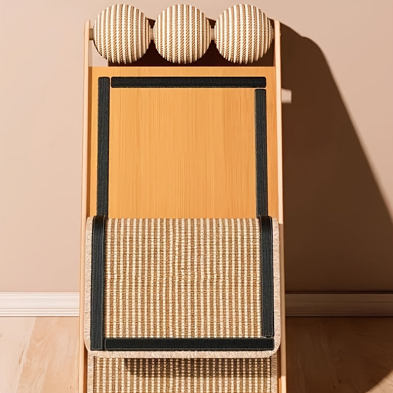 27 Inch Multi Scene Cat Scratching Board With Sisal Rope