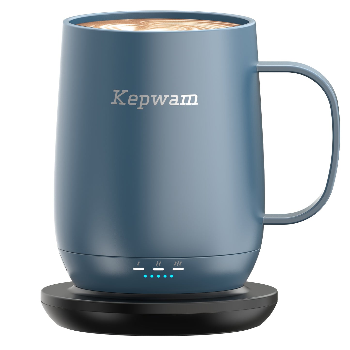 Kepwam Self Heating Coffee Mug T2 16oz 150 Minute Battery Life 149 F Temperature Controlled Warmer No App