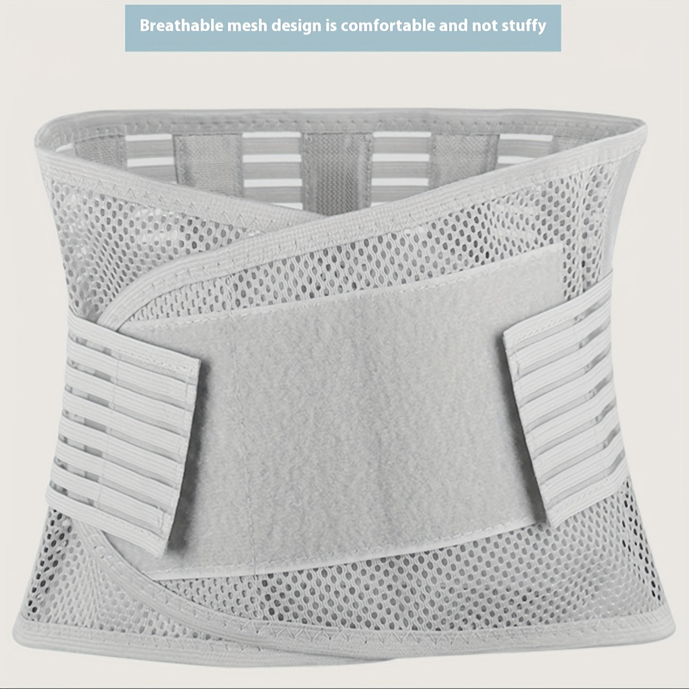 Summer Thin Waist Protector Belt With Steel Plate Support