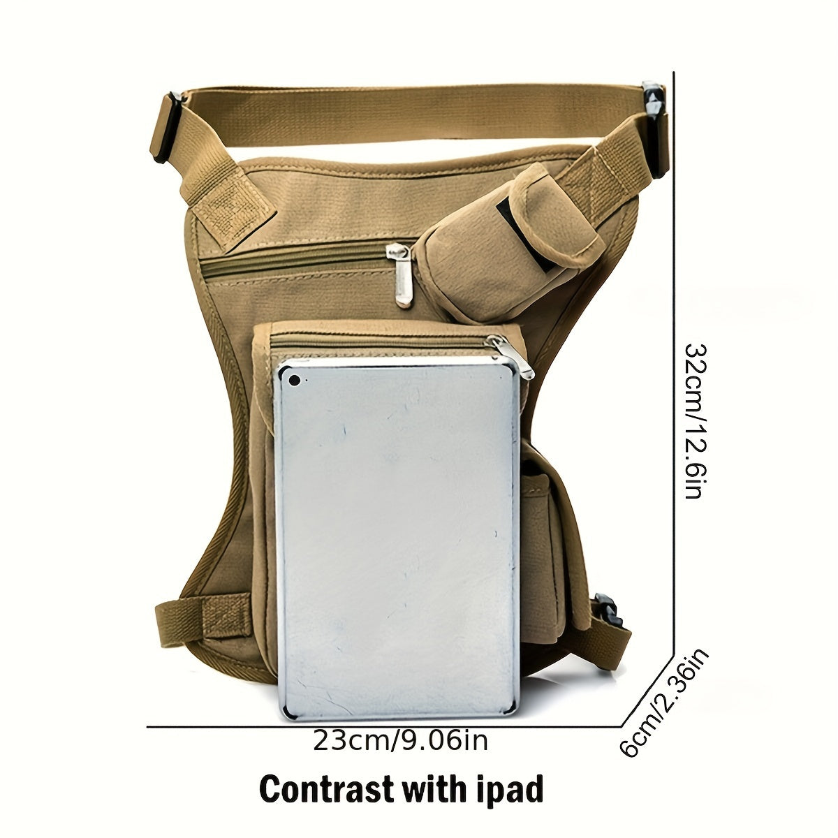 Tactical Oxford Cloth Leg And Waist Pack Hands Free Bag