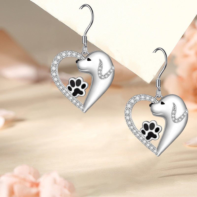 Cute Dog Earrings Personalized Jewelry Gift For Friends
