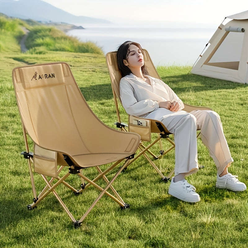 Aoran Outdoor Moon Chair Folding High Back Two Pack