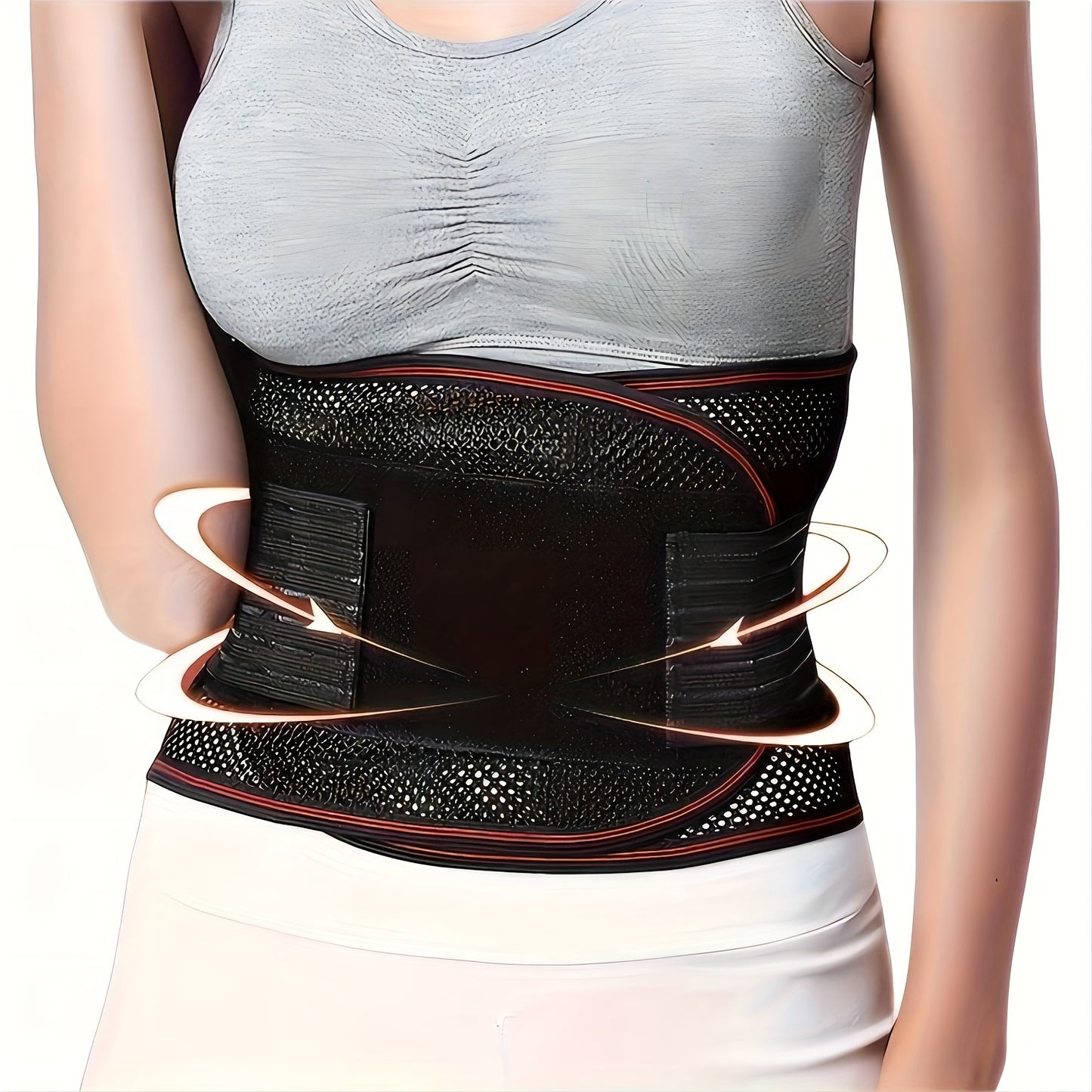 Breathable Mesh Waist Trainer Belt With Steel Plate