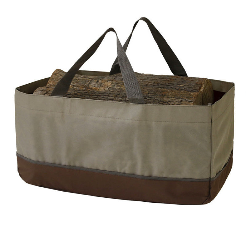Canvas Firewood Carrier Bag Outdoor Camping 600D Oxford