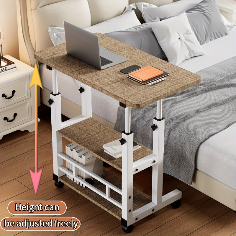 Adjustable Portable Rolling Standing Desk for Small Spaces