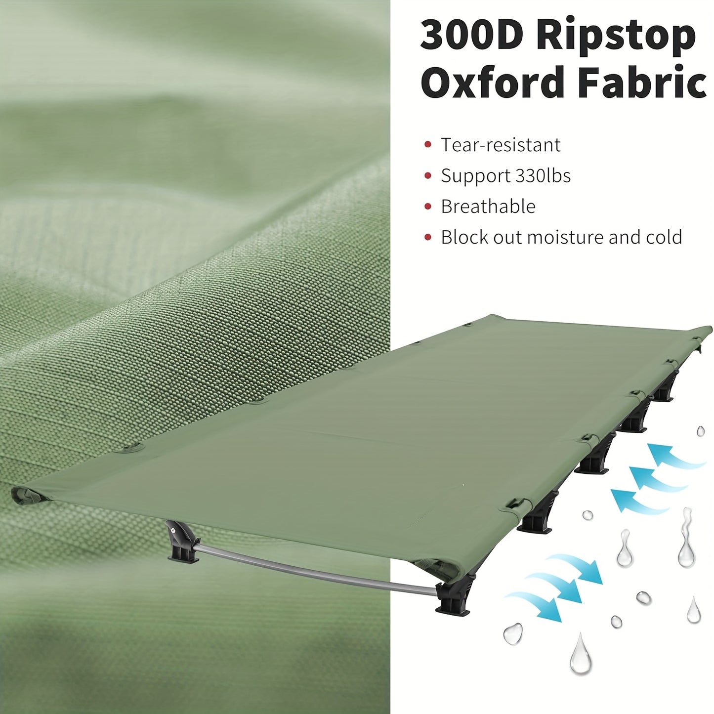 Ultra Lightweight Foldable Camping Backpack Bed For Adults