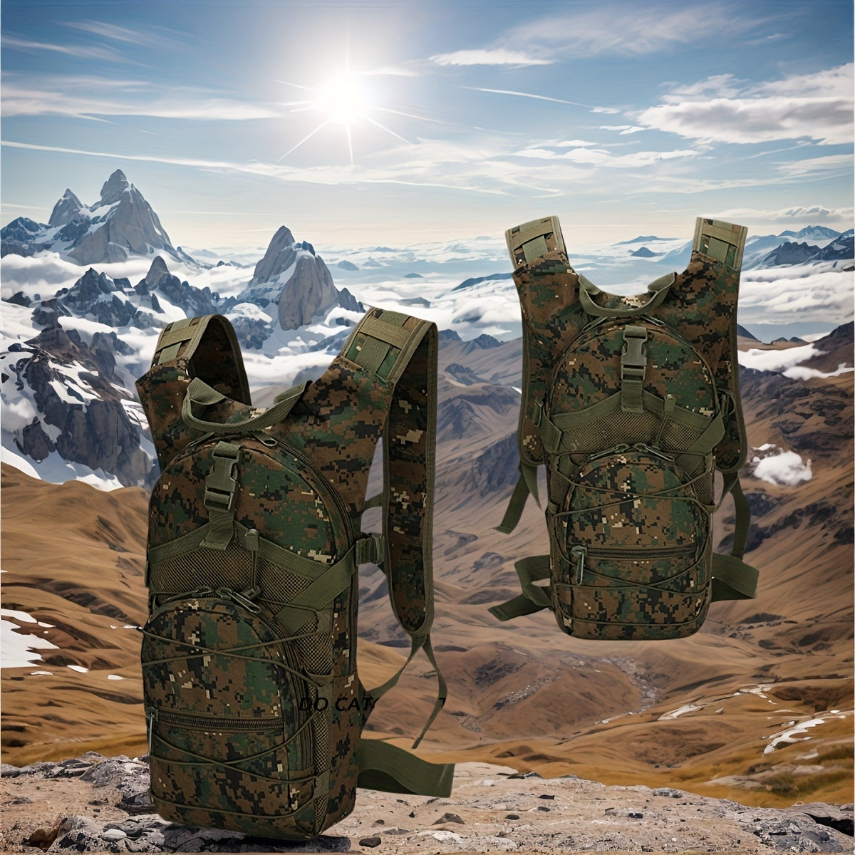 Lightweight Hydration Backpack With Built In Water Bladder