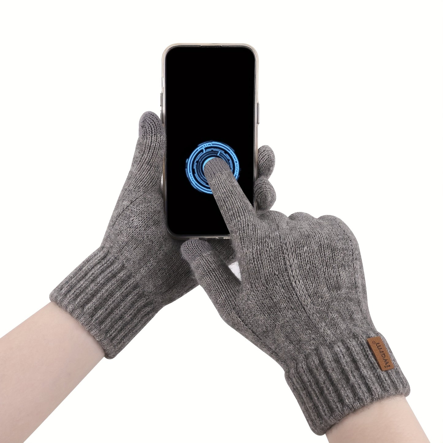 Unisex Alpaca Gloves Warm Touchscreen Compatible Winter