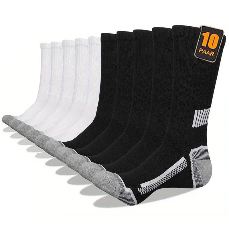 Mens Thermal Socks With Arch Support Cushioned Heel And Toe