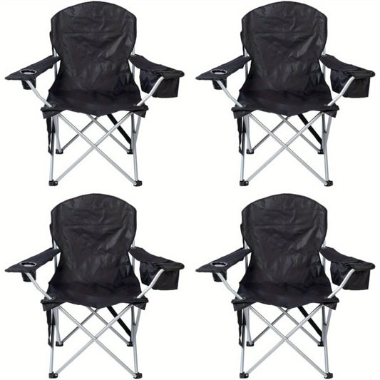 2 Or 4 Pack Lightweight Camping Chairs For Adults And Teens 250 Lbs Foldable