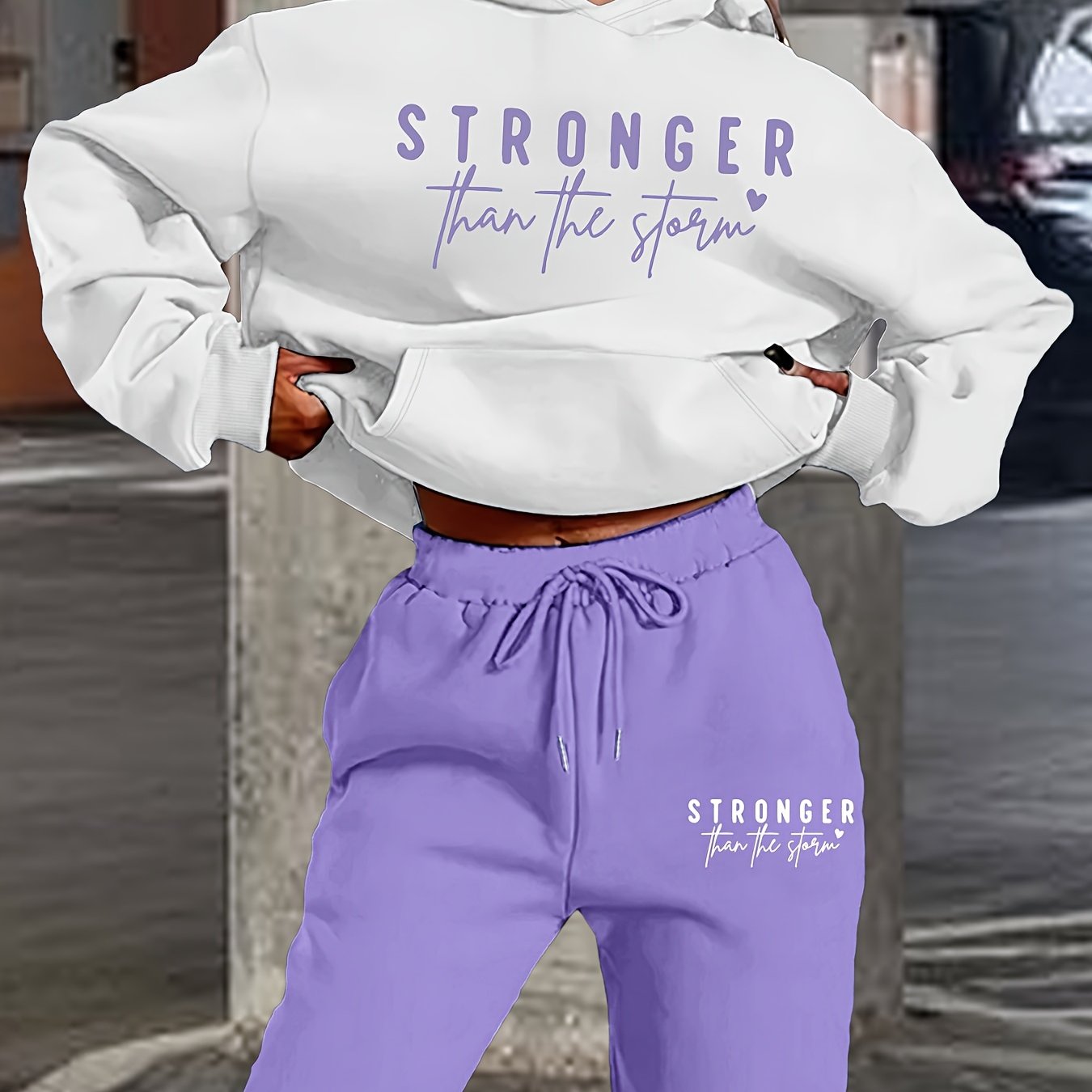 Cozy Fleece Hoodie Set For Women Premium Two Piece Outfit