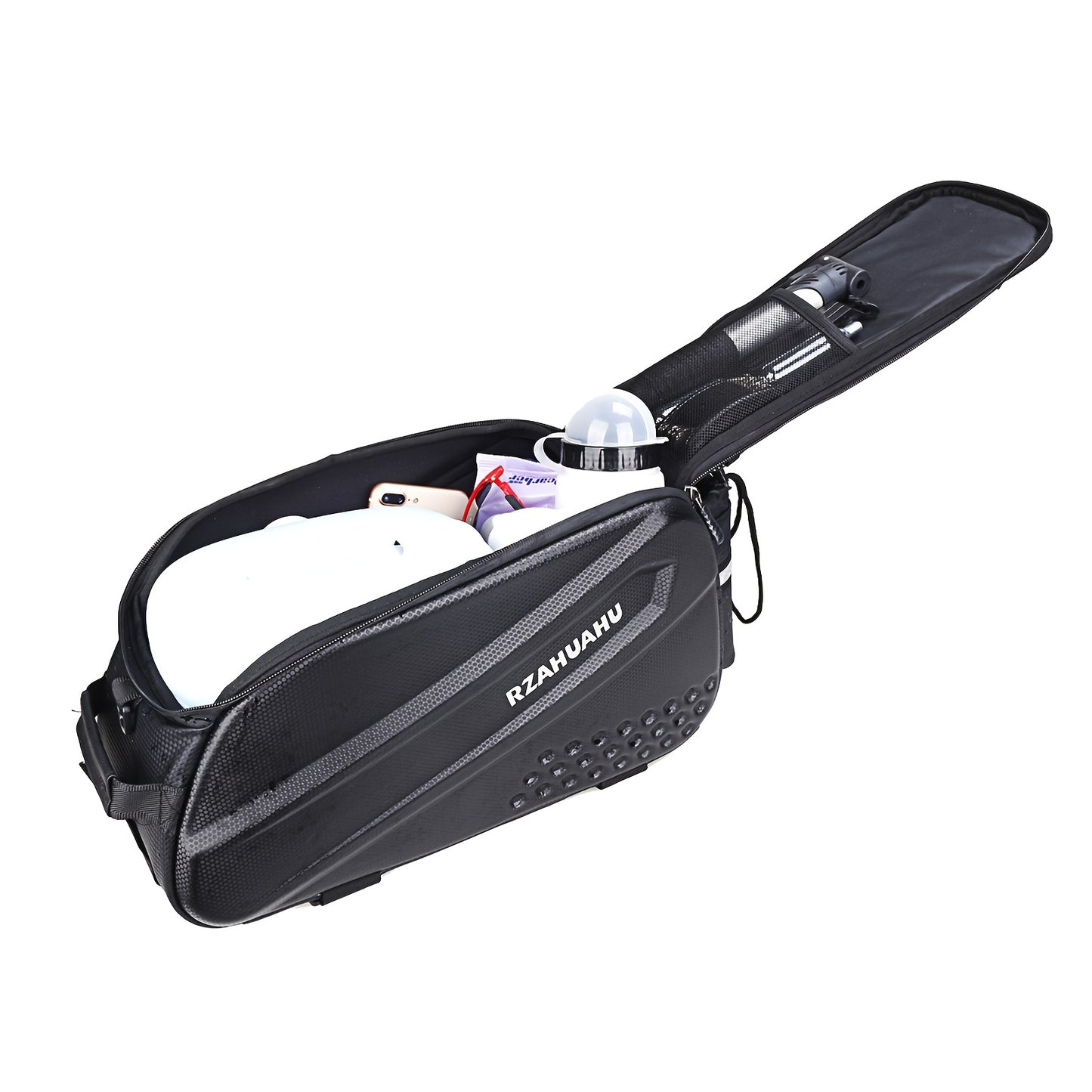 Waterproof Hard Shell EVA Bike Saddle Bag Adjustable Strap