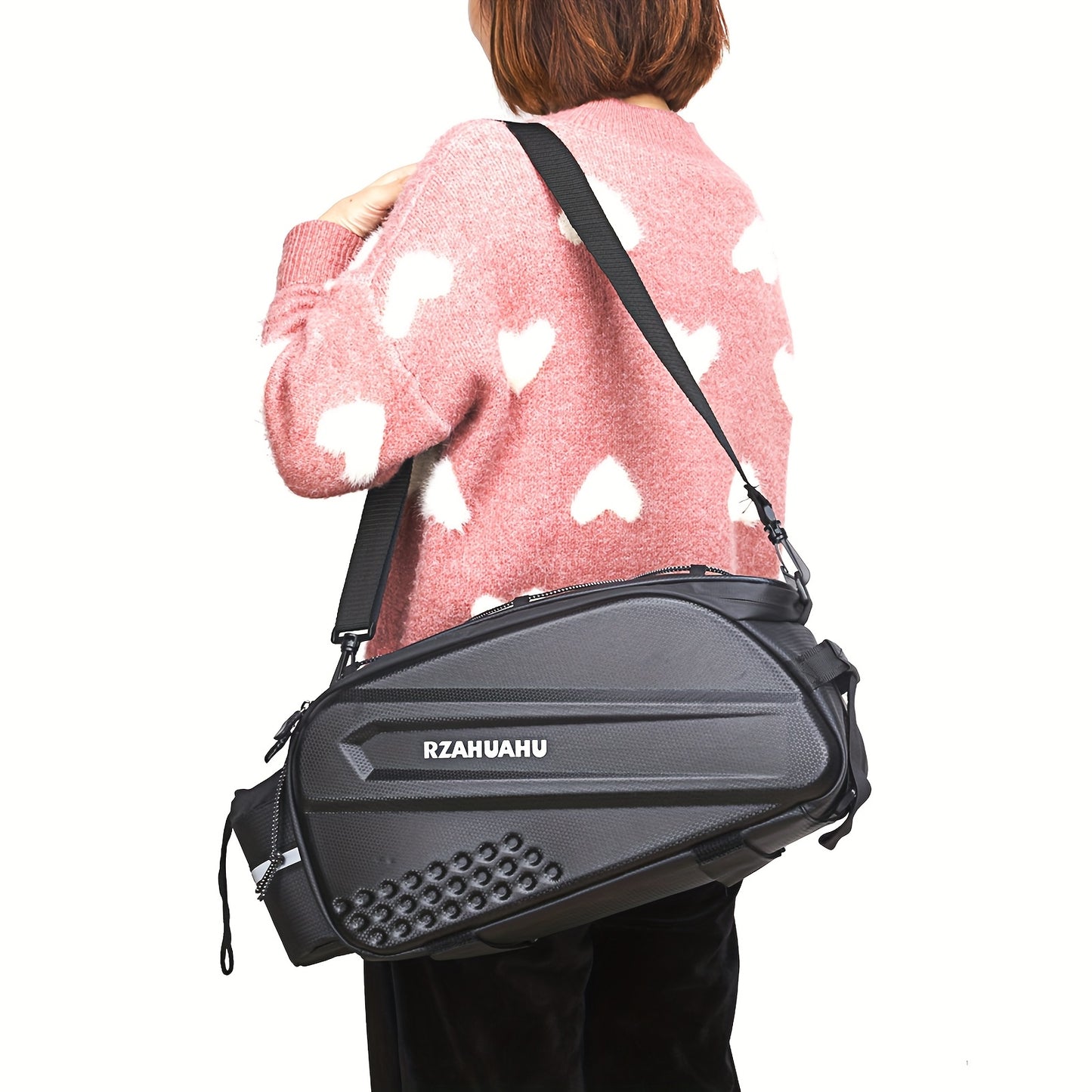 Waterproof Hard Shell EVA Bike Saddle Bag Adjustable Strap