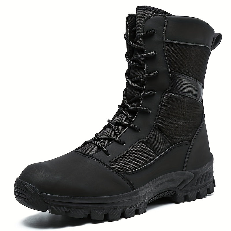Mens Camo Insulated Hiking Boots High Top Durable Shoes