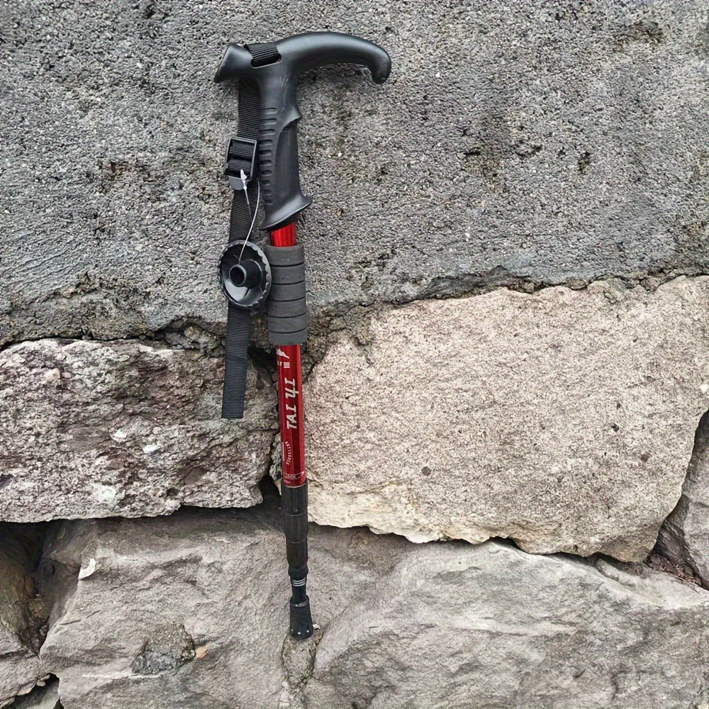 Ultra Light Adjustable Trekking Pole Ergonomic T Handle