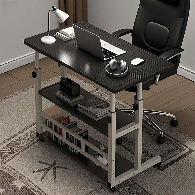 Adjustable Portable Rolling Standing Desk for Small Spaces