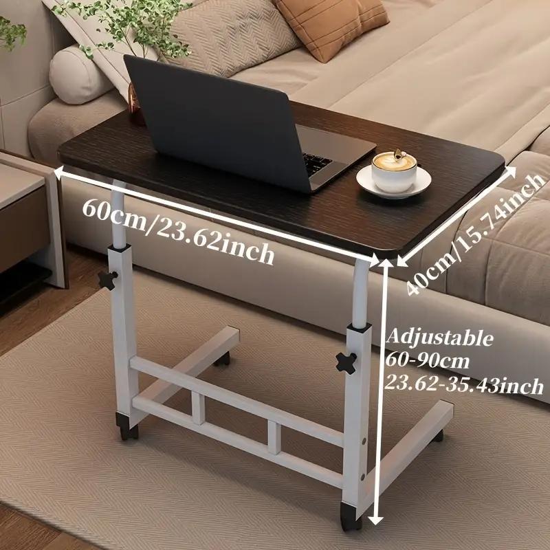 Height Adjustable Mobile Laptop Desk With Wheels 8 Colors