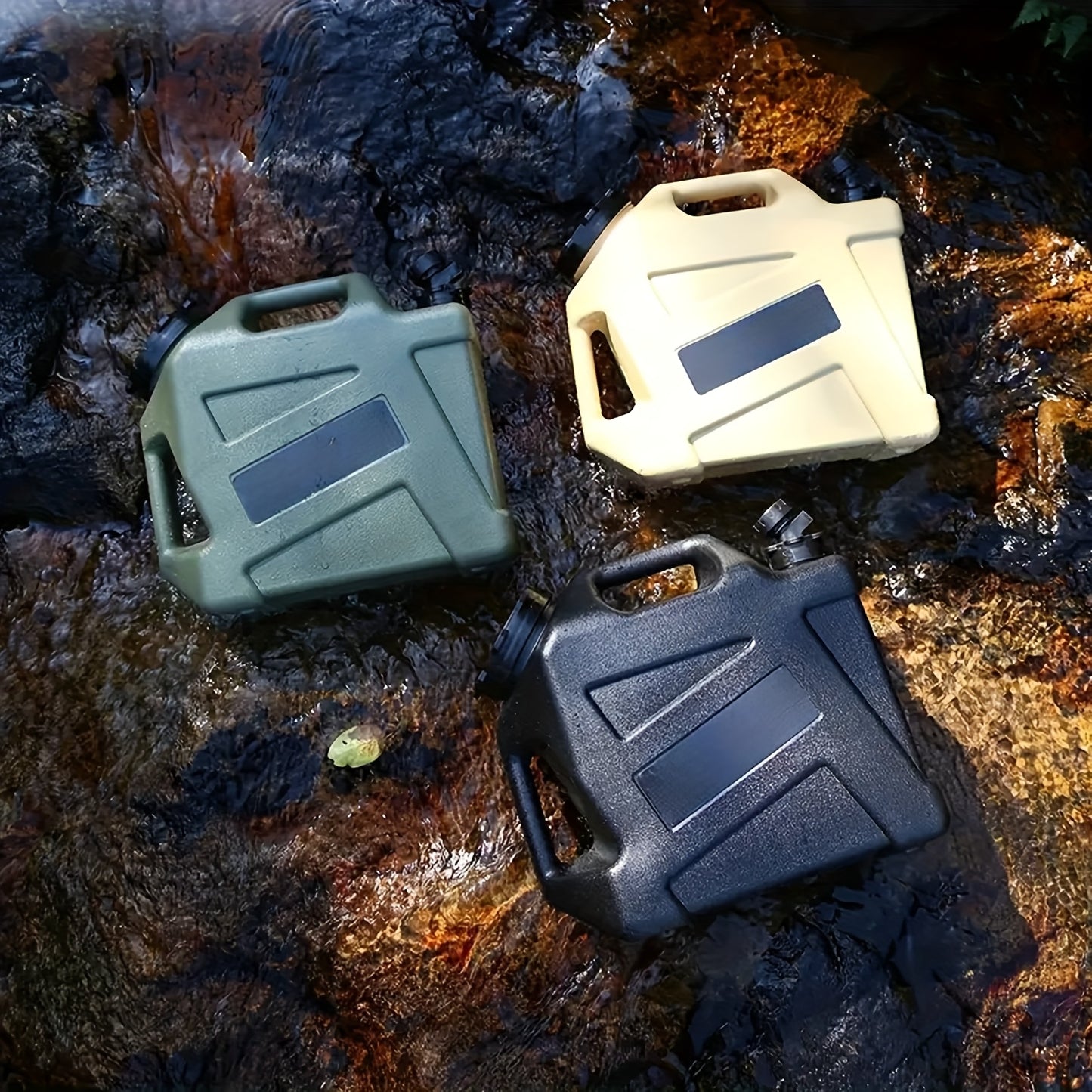 Military Green Portable Water Tank Leakproof Faucet 11L