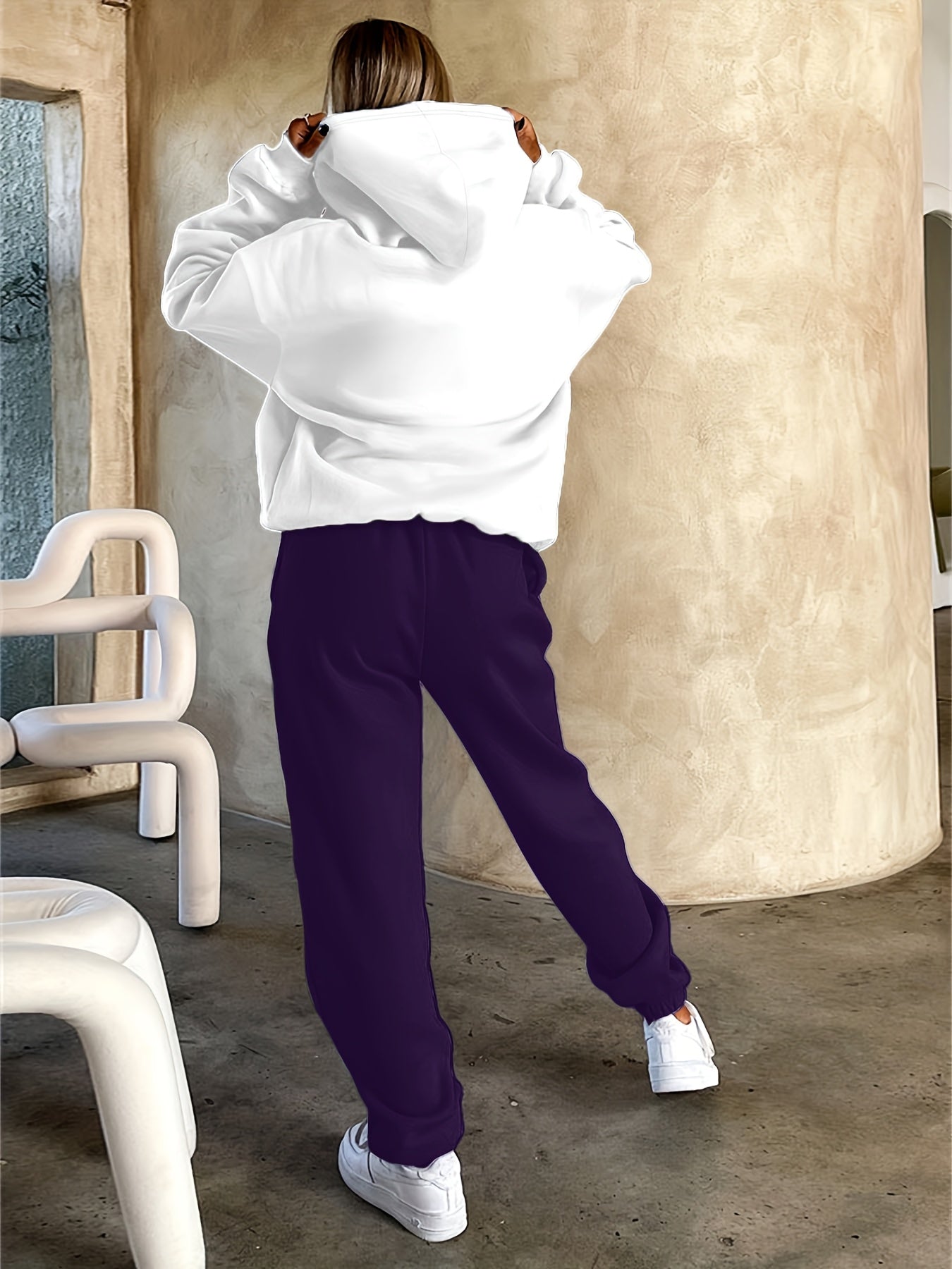 Cozy Fleece Hoodie Set For Women Premium Two Piece Outfit