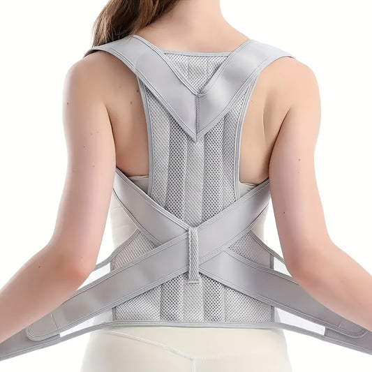 Adjustable Neoprene Back Support Brace Breathable Fitness