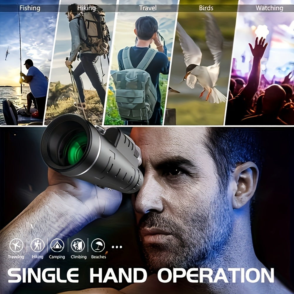 10x42 Monocular Telescope For Bird Watching Outdoors