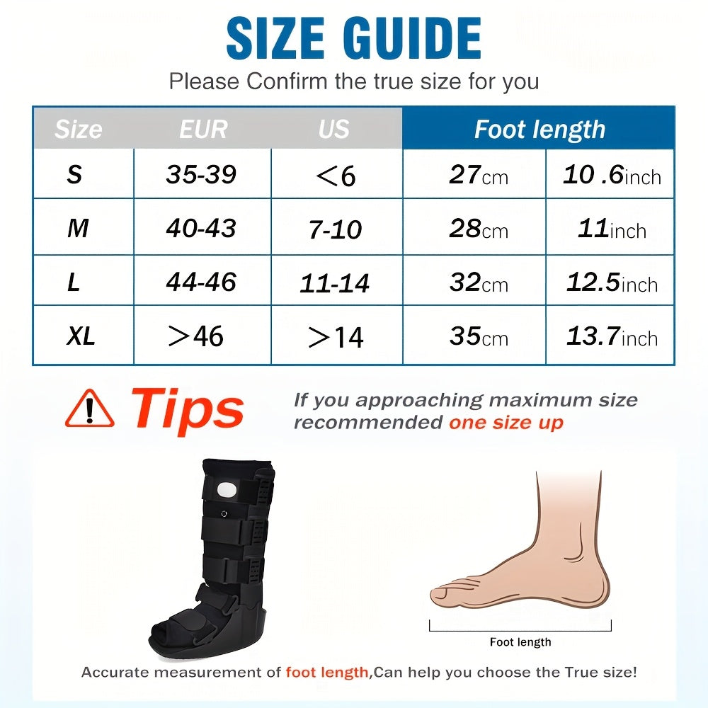 Air Walking Boot AULEXMED Long Air Cam Walker Fracture Boot
