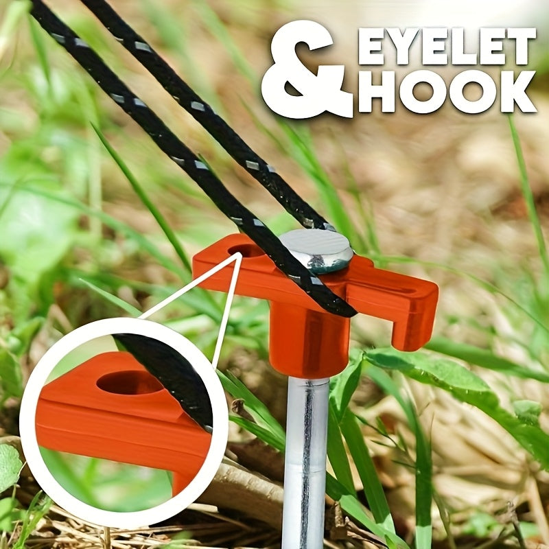 Heavy Duty Tent Stakes 20 Pcs Rust Resistant Ground Pegs