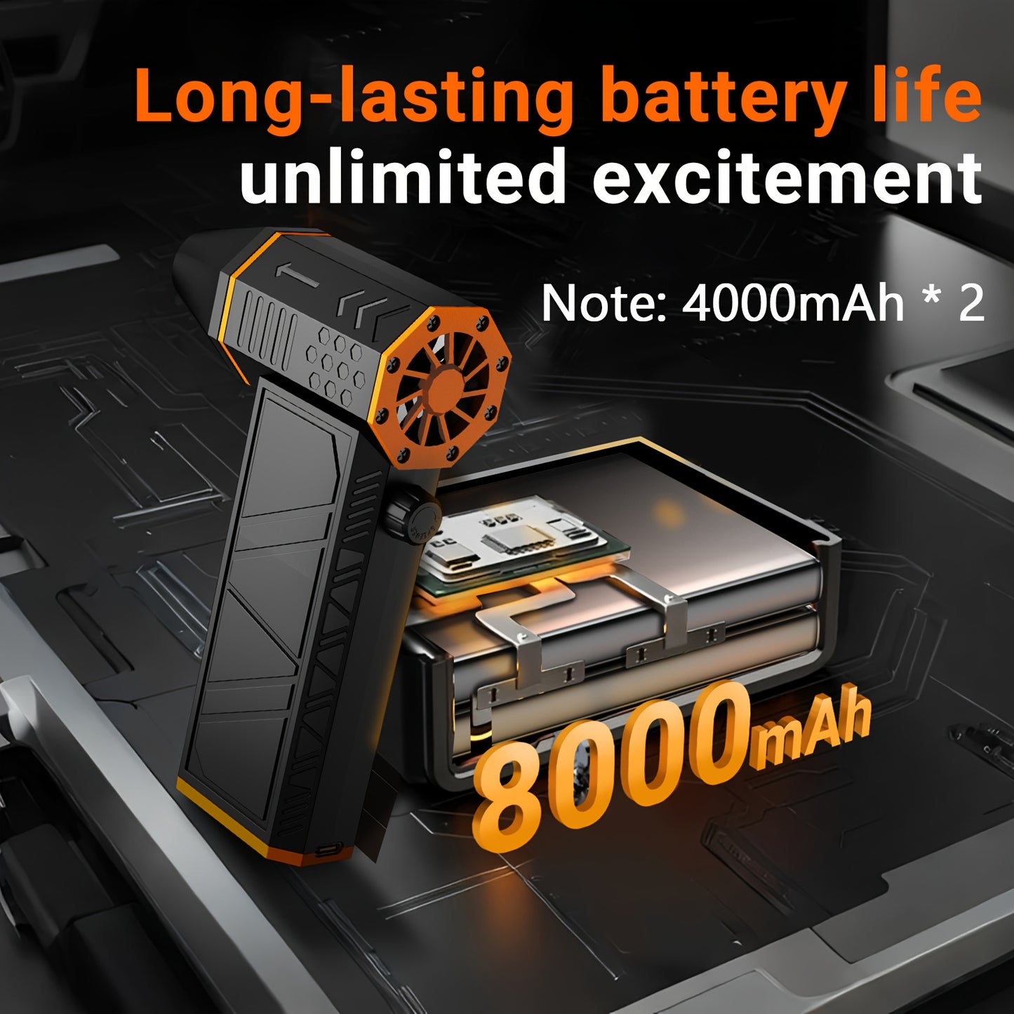 Wireless Rechargeable Air Blower 130000 RPM High Power