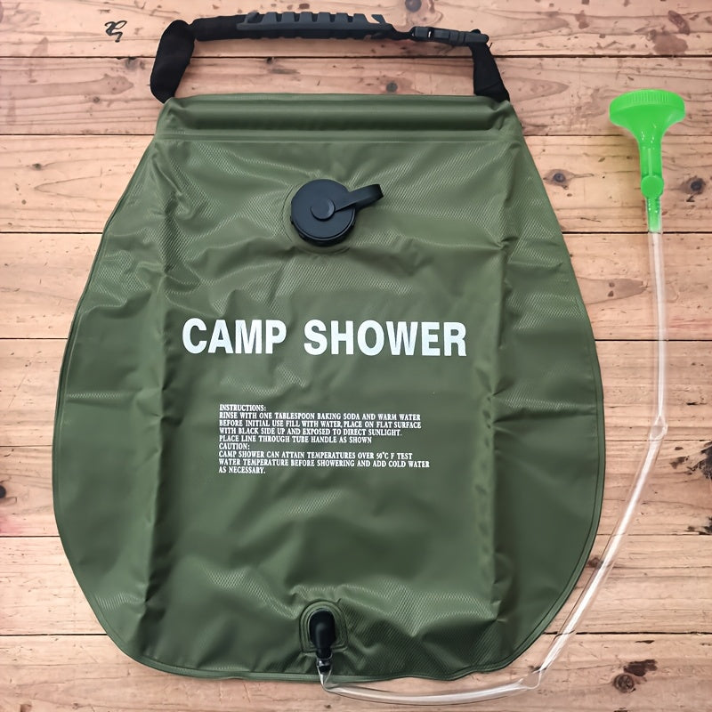 Portable 5 Gallon Camping Shower Bag With Detachable Hose