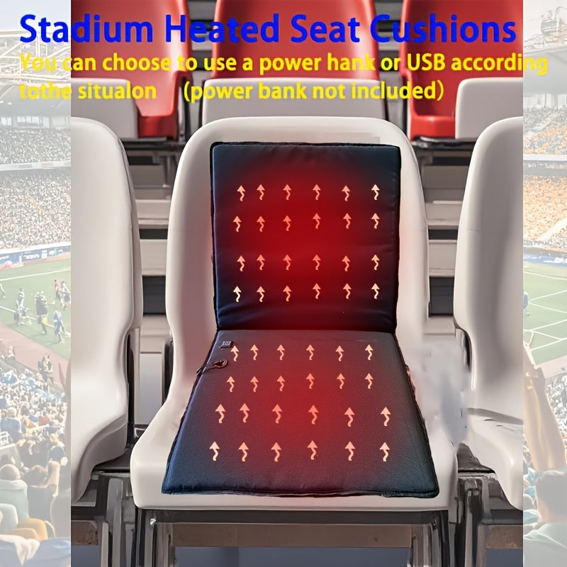 Portable Foldable Heated Seat Cushion With USB And 3 Modes