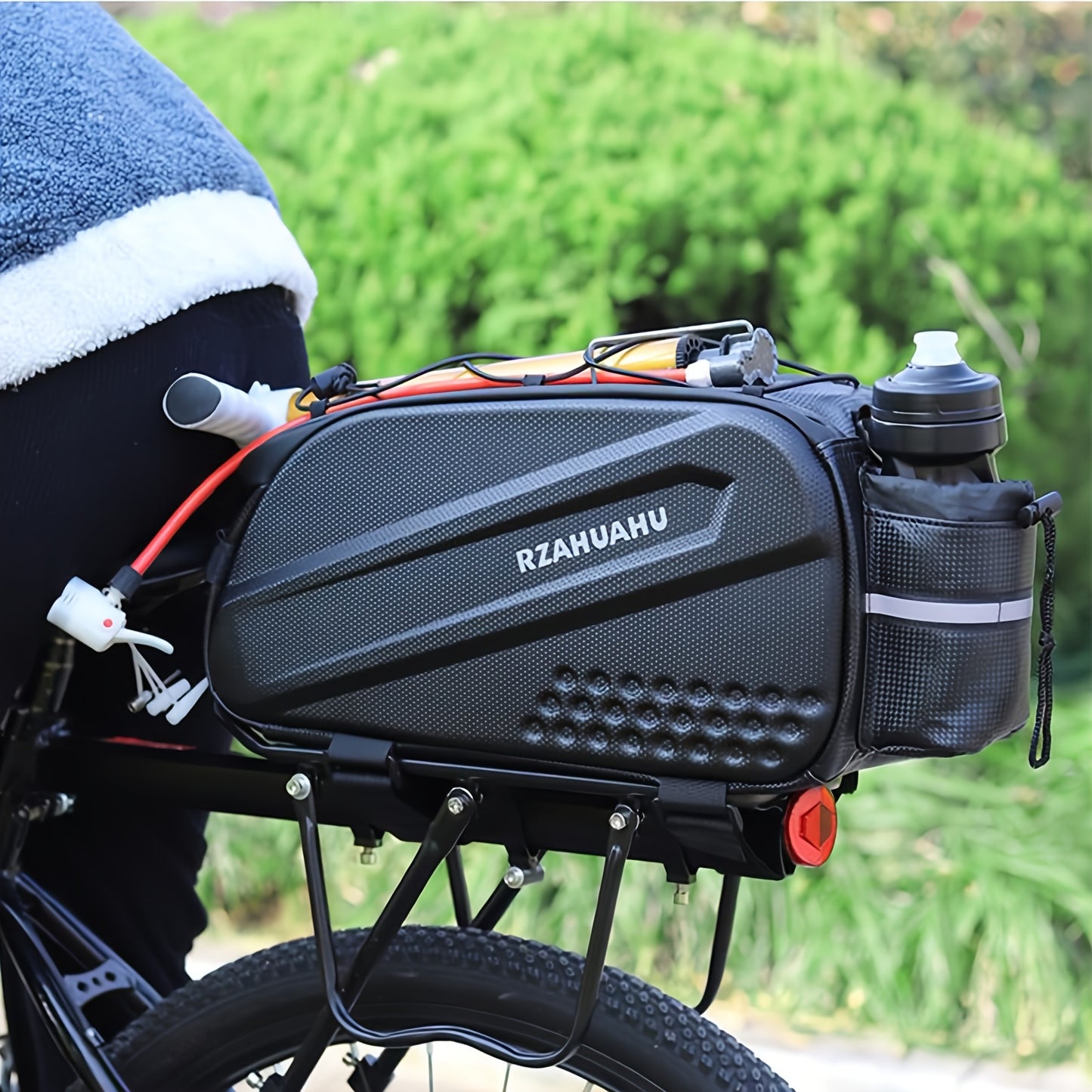 Waterproof Hard Shell EVA Bike Saddle Bag Adjustable Strap