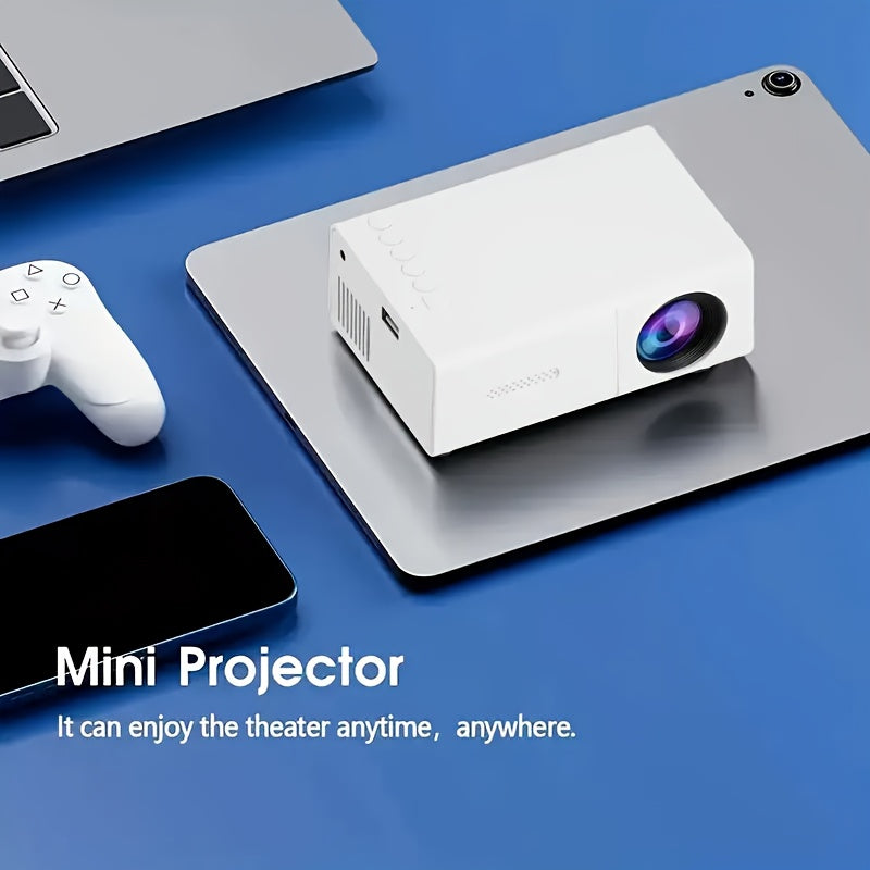 Portable Mini Projector With Remote For iOS Android Windows