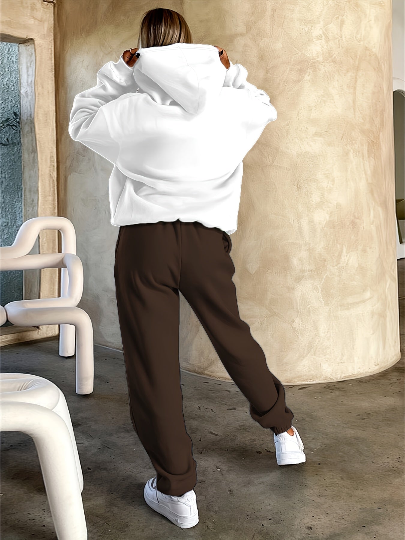 Cozy Fleece Hoodie Set For Women Premium Two Piece Outfit