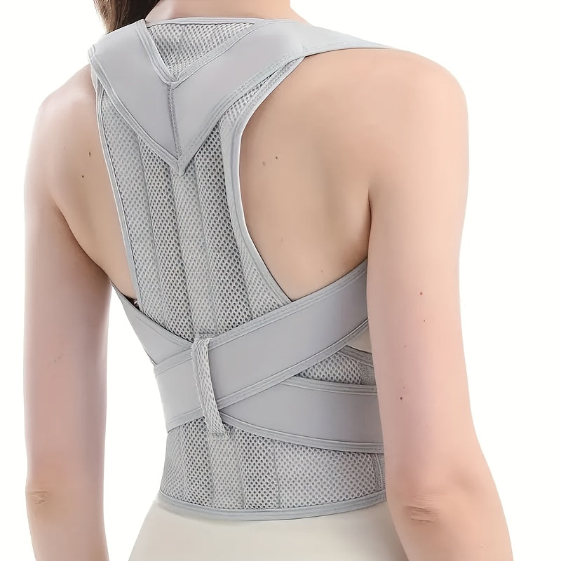 Adjustable Neoprene Back Support Brace Breathable Fitness