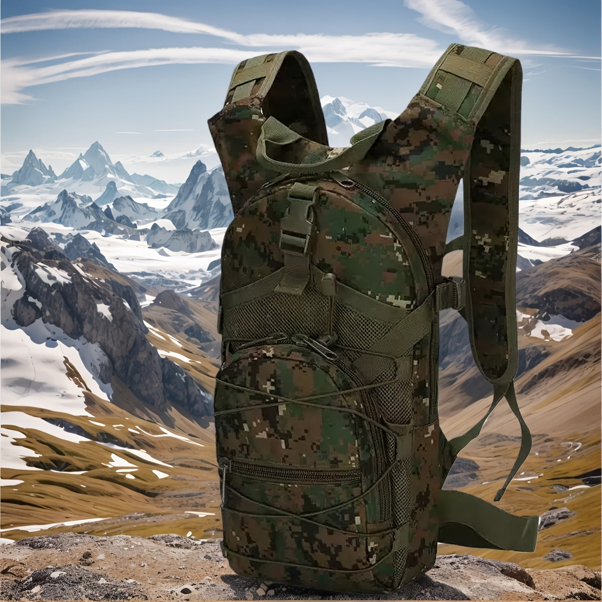 Lightweight Hydration Backpack With Built In Water Bladder
