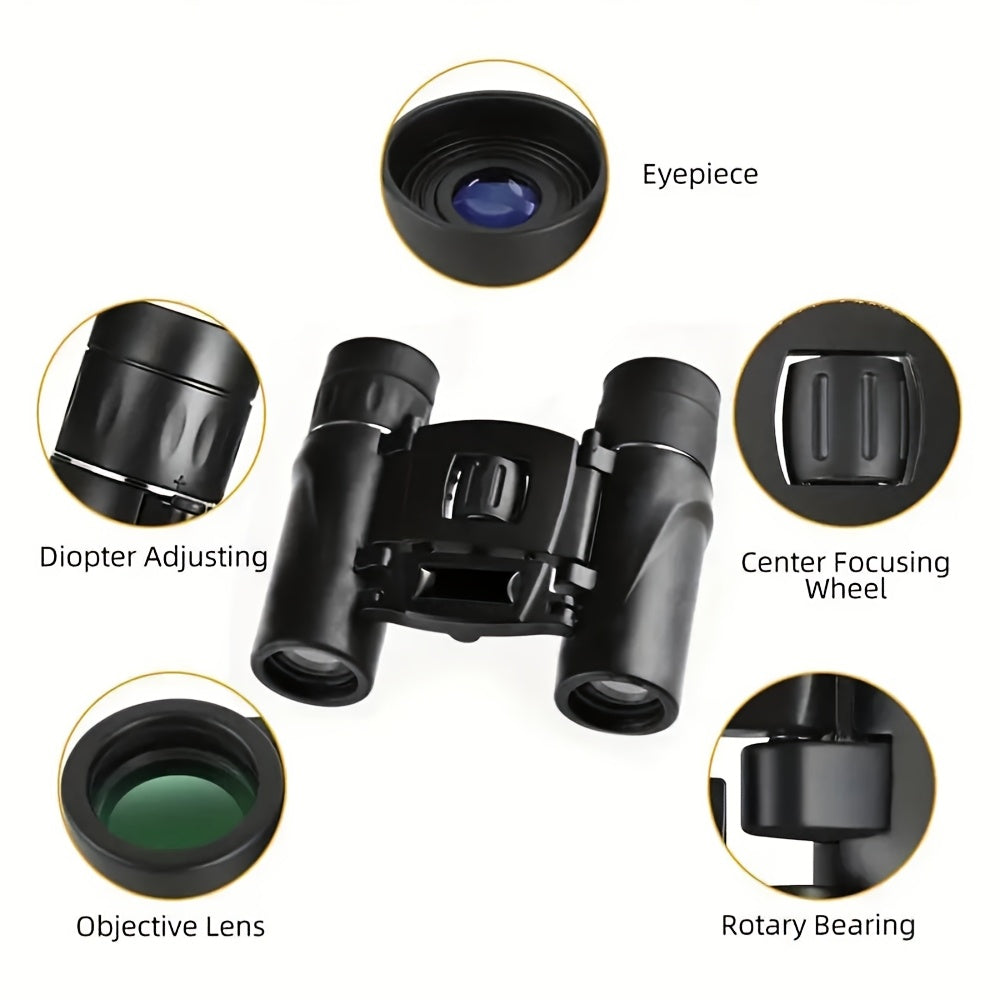 High Powered 10x25 HD Compact Binoculars For Outdoor