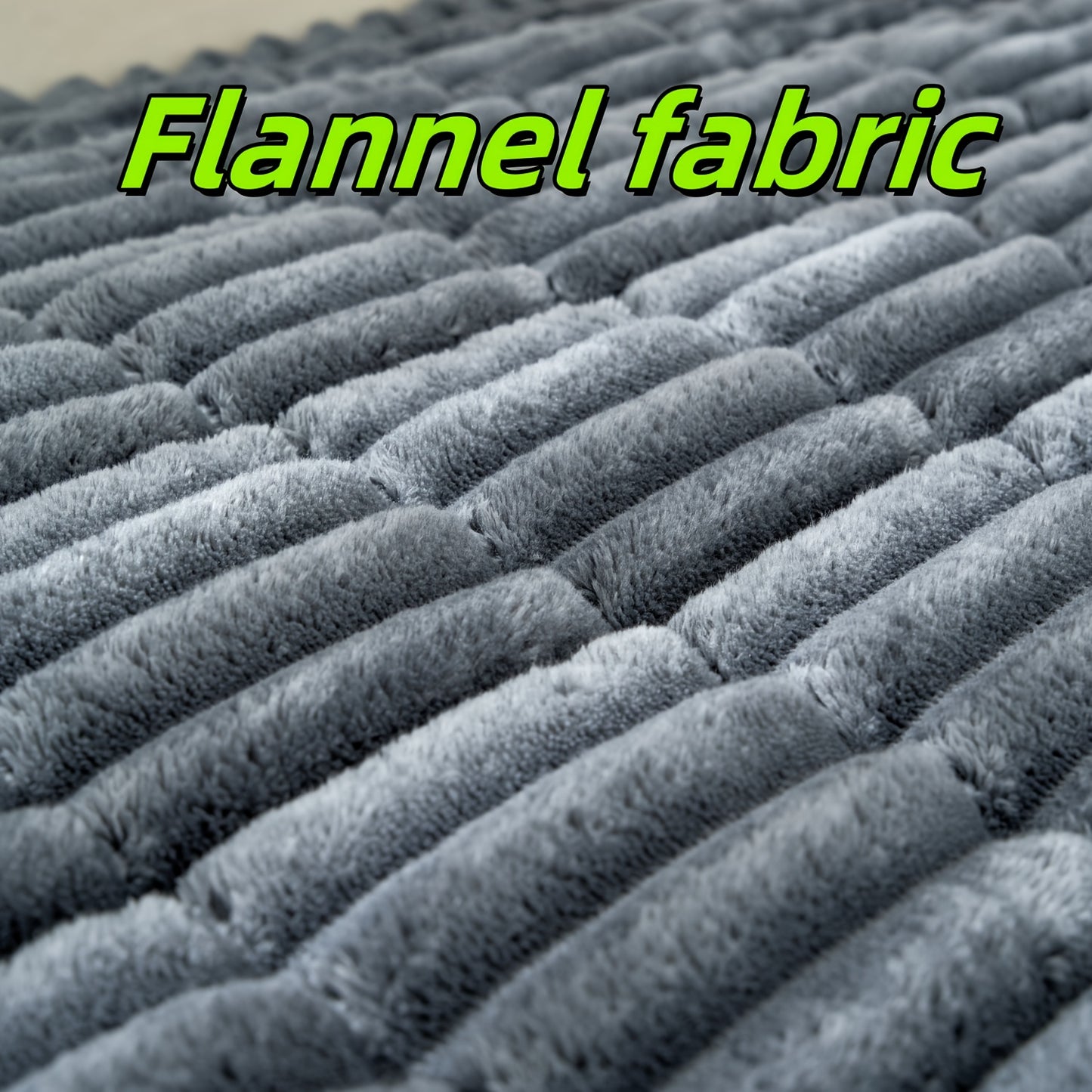 Autumn Winter Thick Quilted Flannel Non Slip Sofa Cushion