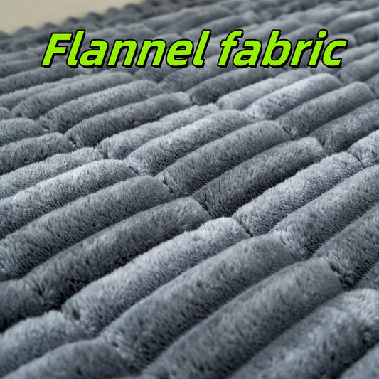 Autumn Winter Thick Quilted Flannel Non Slip Sofa Cushion