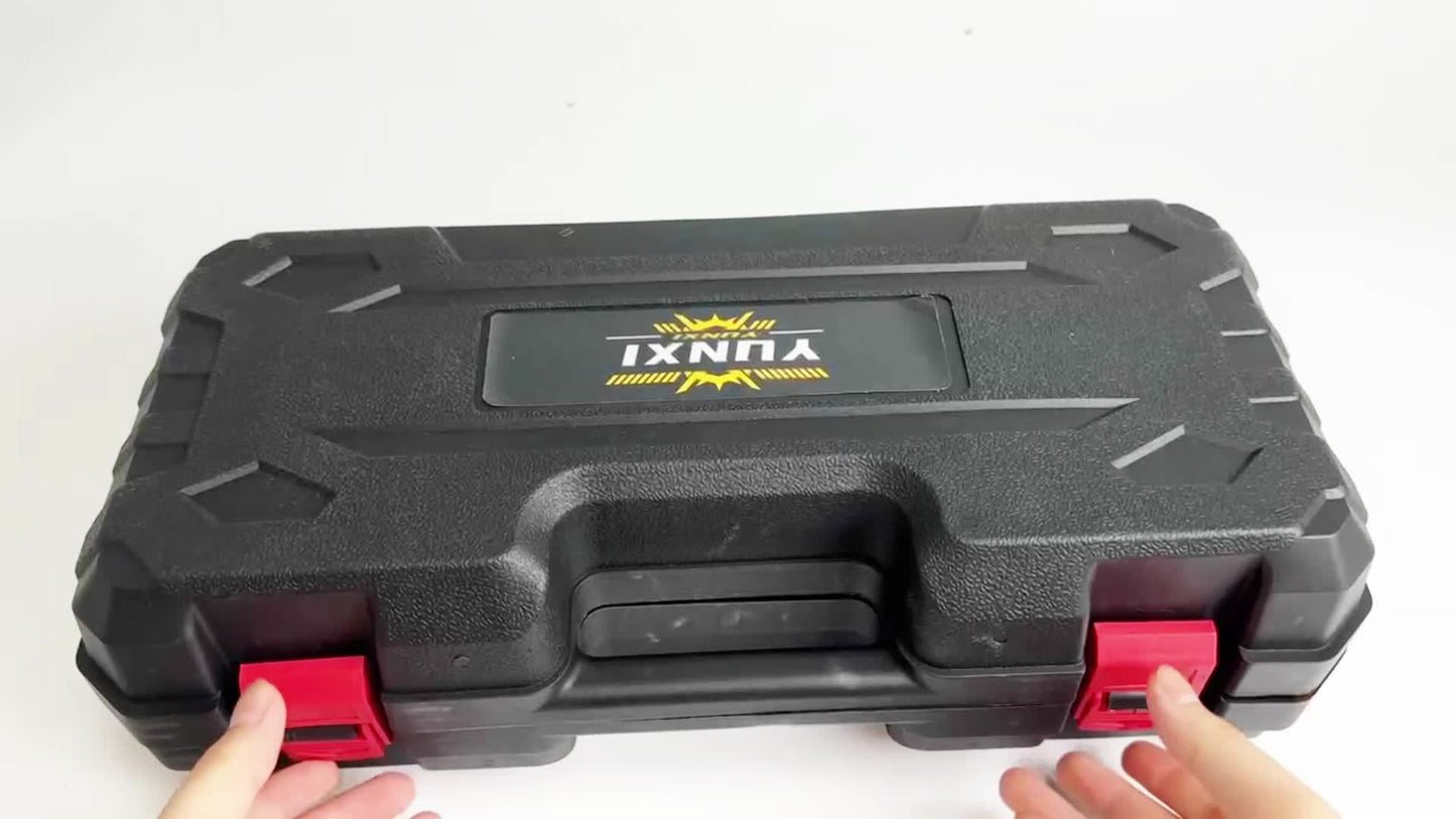 Cordless Mini Chainsaw Lightweight Portable Garden Electric Tree Cutter With Rechargeable Battery And Splash Guard