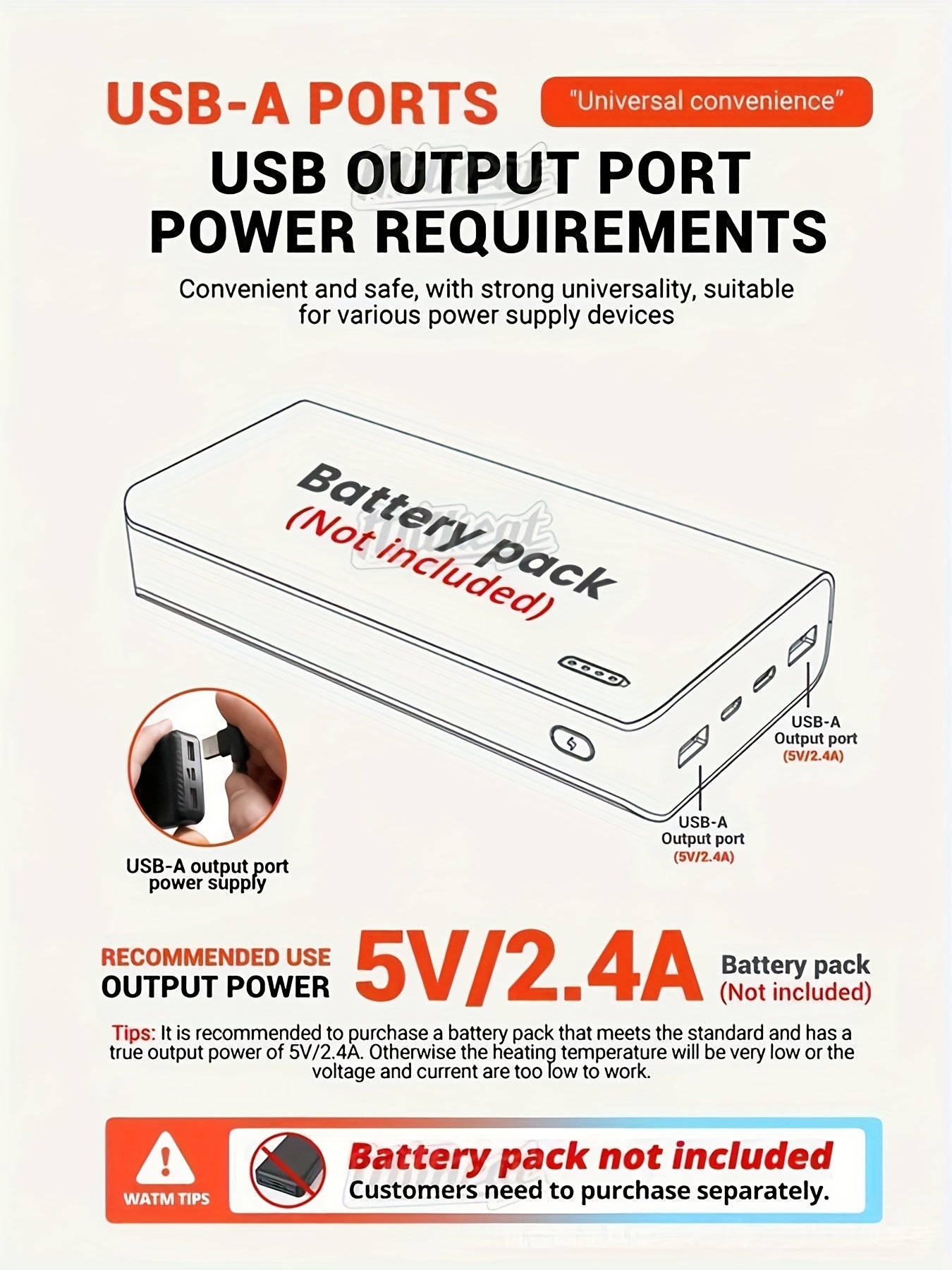 Electric Heating Jacket USB Powered Hooded Full Zip 24 Zones