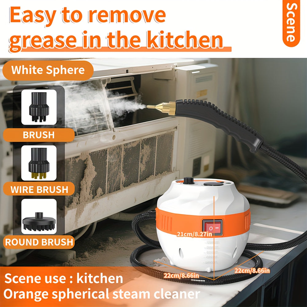 High Pressure Steam Cleaner Handheld Portable For Carpet Upholstery Sofas Kitchen Fumes Small Appliances Cleaning